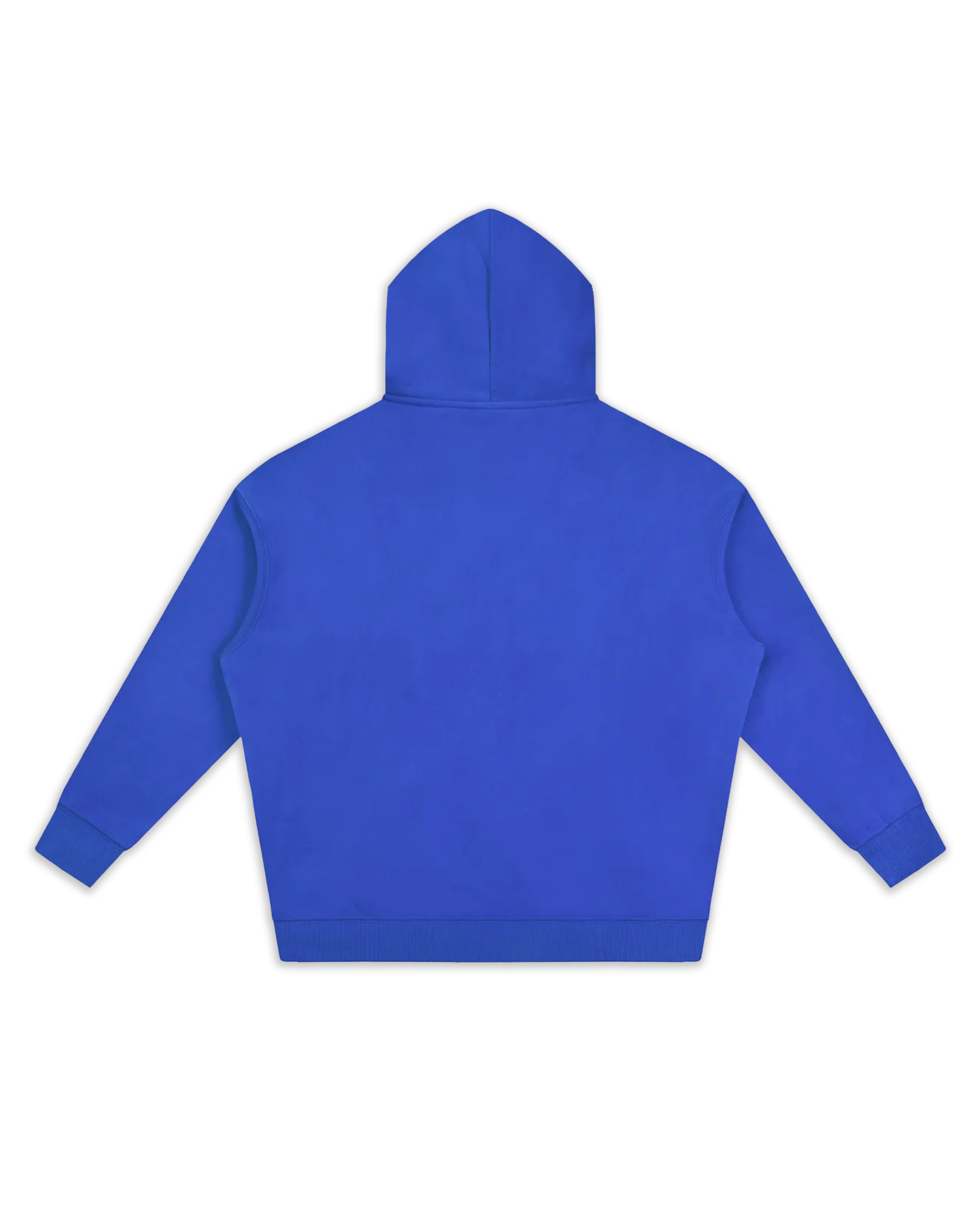 Dos vierge du sweat bleu royal, born to create not to fit, sweat oversiez épais, très bonne qualité.
