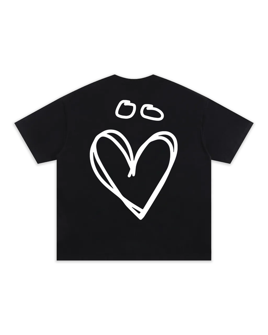 T-shirt Oversize épais aux manches mi-longues. Gentes et Joly. Vue de dos